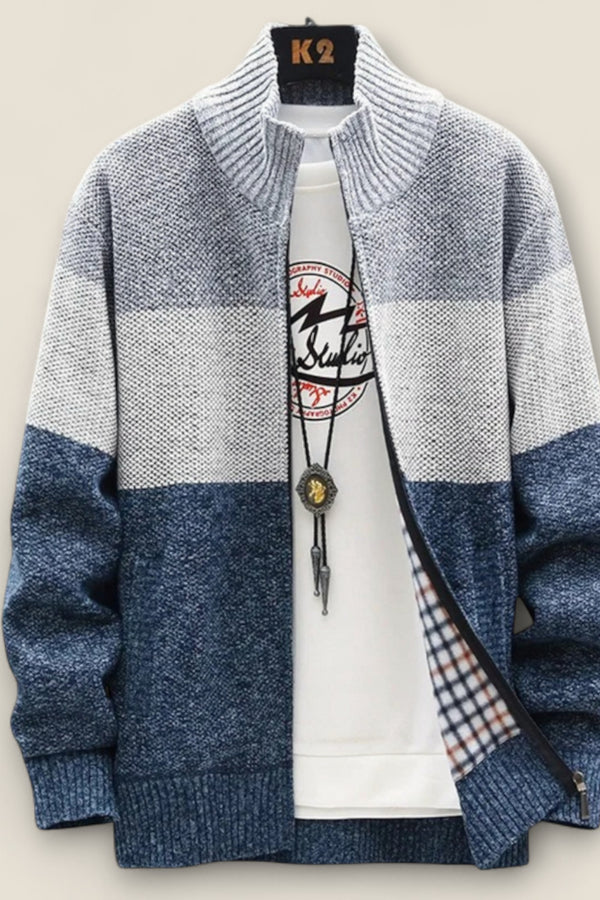 Kurt - Men's Cozy Fleece Cardigan