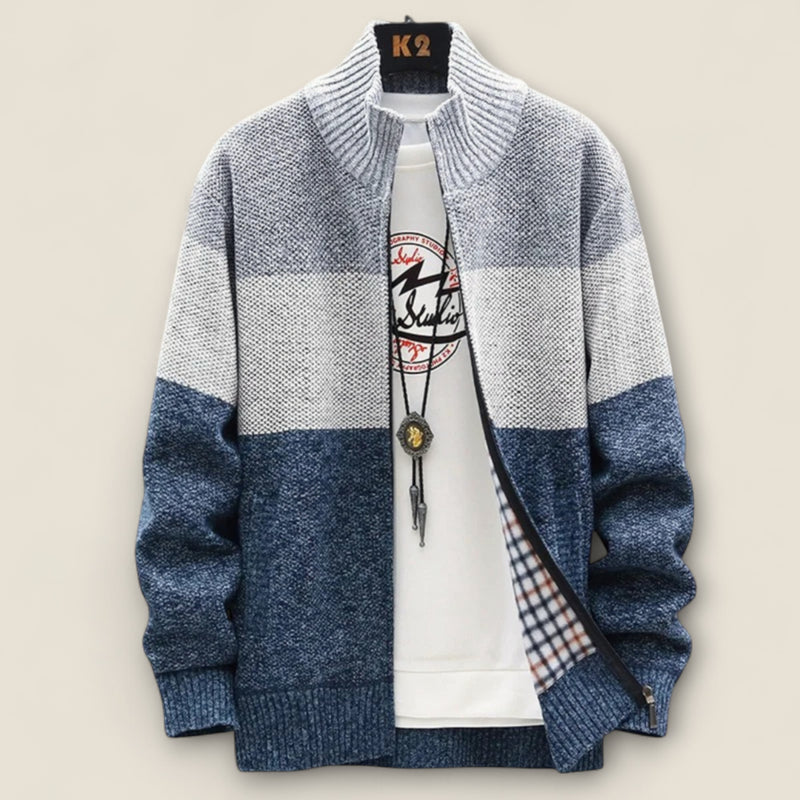 Kurt - Men's Cozy Fleece Cardigan