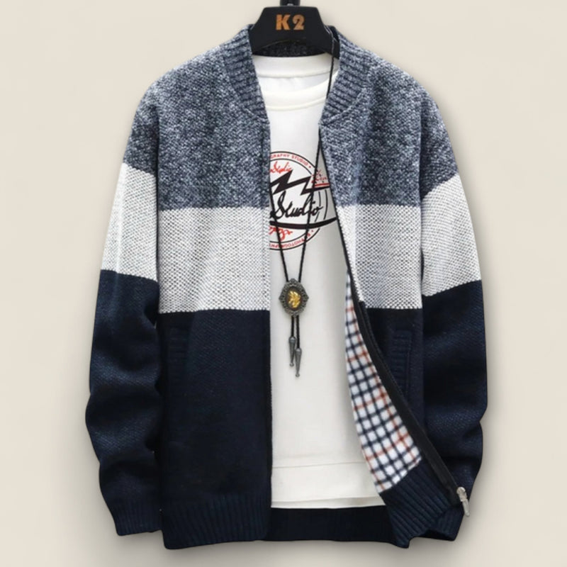 Kurt - Men's Cozy Fleece Cardigan