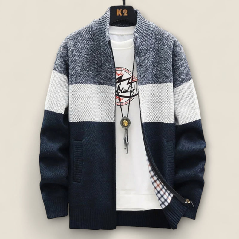 Kurt - Men's Cozy Fleece Cardigan