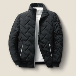 Klayton - High Collar Quilted Jacket