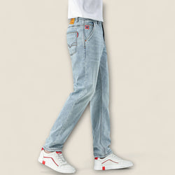 Alessio - Classic Fit Cotton Jeans