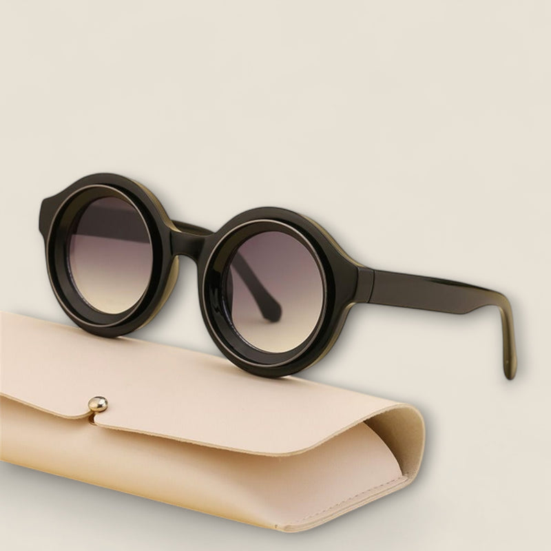 Emilio - Retro Wooden Sunglasses