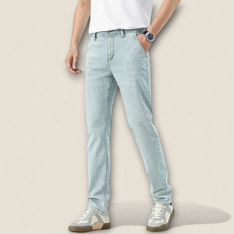 Alessio - Classic Fit Cotton Jeans