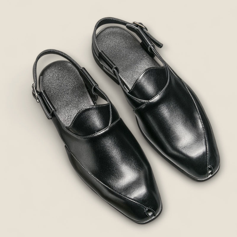 Aurelio - Leather Backstrap Shoes