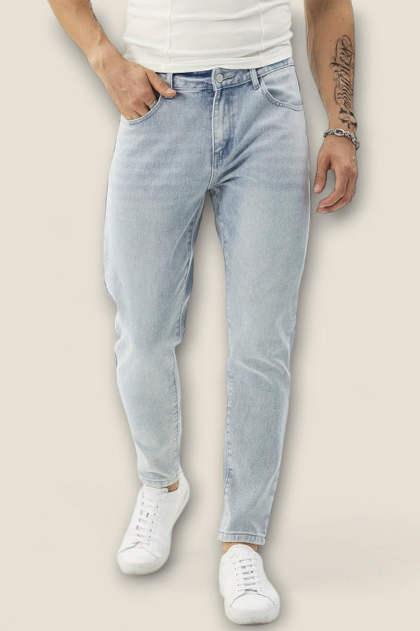 Thiago - Tapered Cotton Jeans