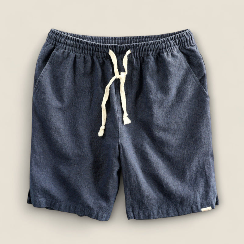 Paolo - Drawstring Linen Shorts