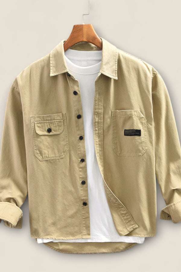 Matteo - Cotton Utility Button-Up