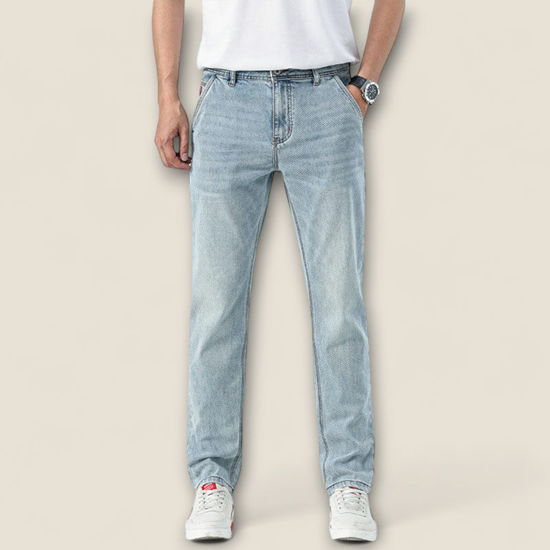 Alessio - Classic Fit Cotton Jeans
