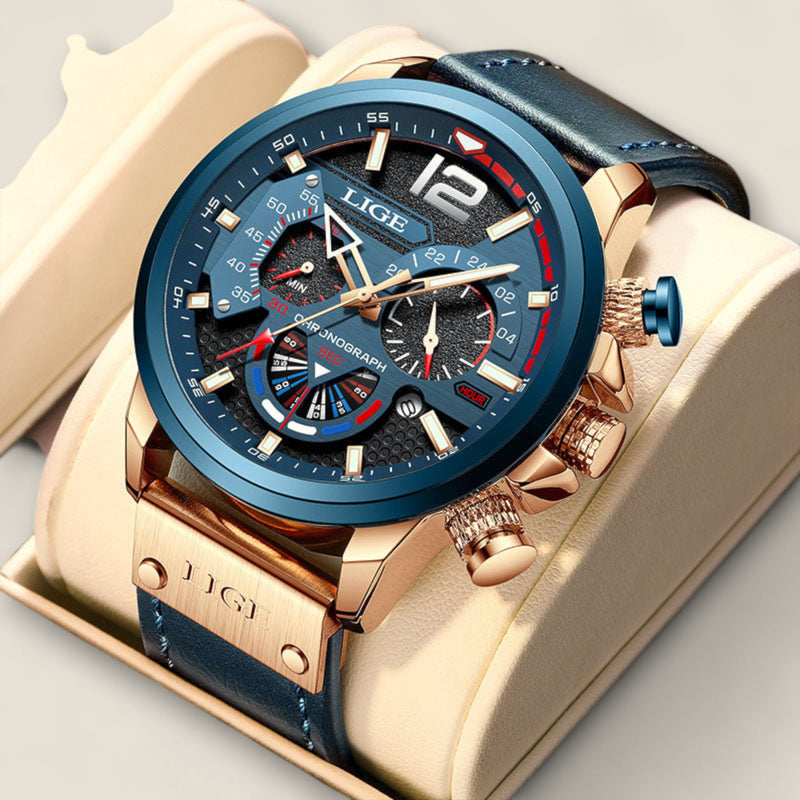 Valerio - Leather Chronograph Watch