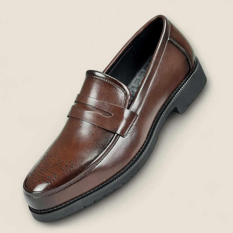 Vittorio - Classic Leather Penny Loafers