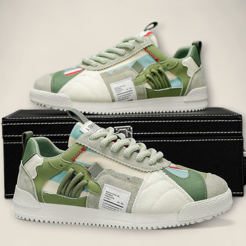 Alonzo - Y2K Retro Patchwork Sneakers
