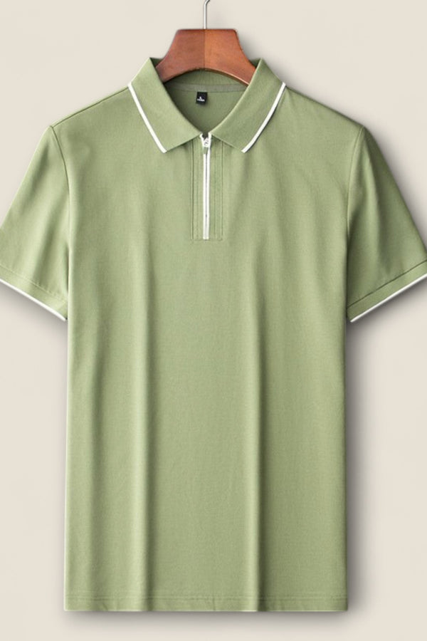 Thiago - Zip-Up Polo