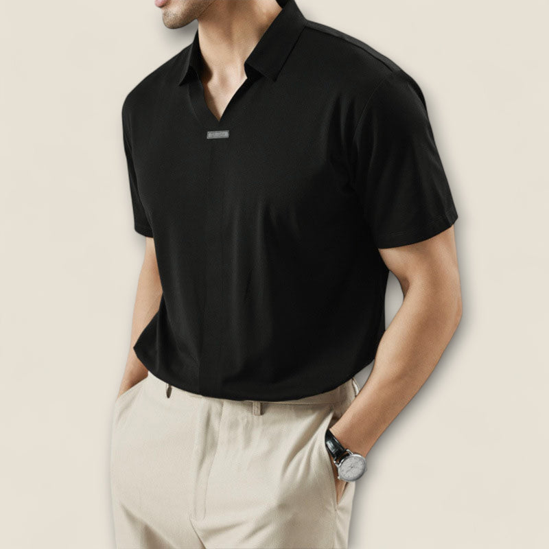 Fabio - Cotton-Silk Blend Polo