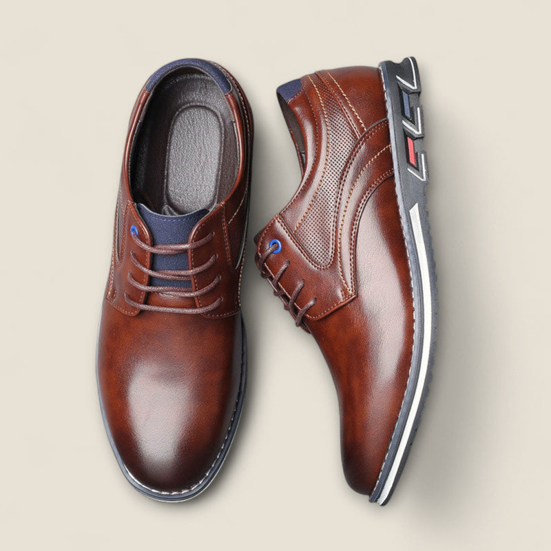 Giovanni - Classic Leather Derby Shoes
