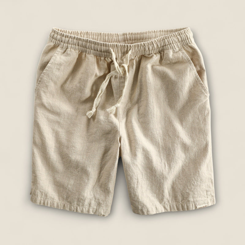 Paolo - Drawstring Linen Shorts
