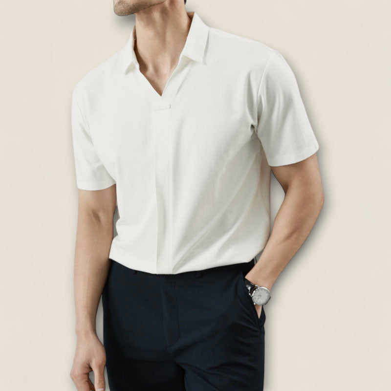 Fabio - Cotton-Silk Blend Polo