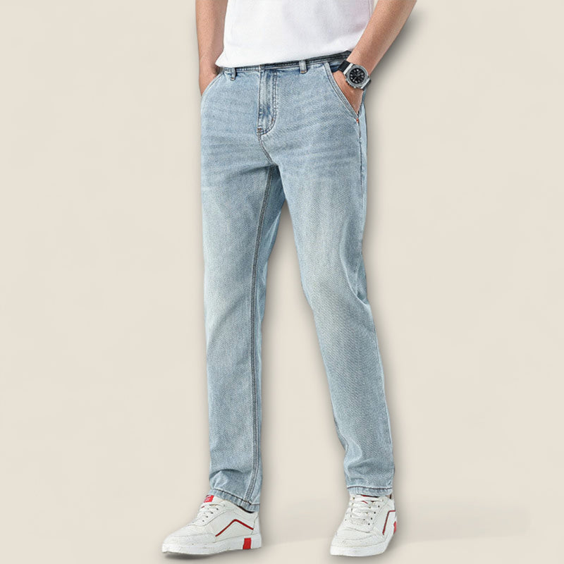 Alessio - Classic Fit Cotton Jeans