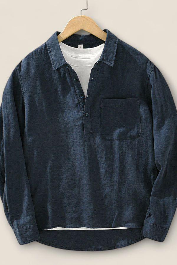 Leone - Linen Button-Up Shirt