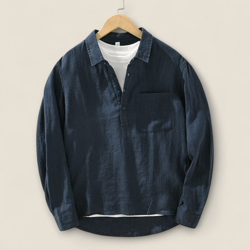 Leone - Linen Button-Up Shirt