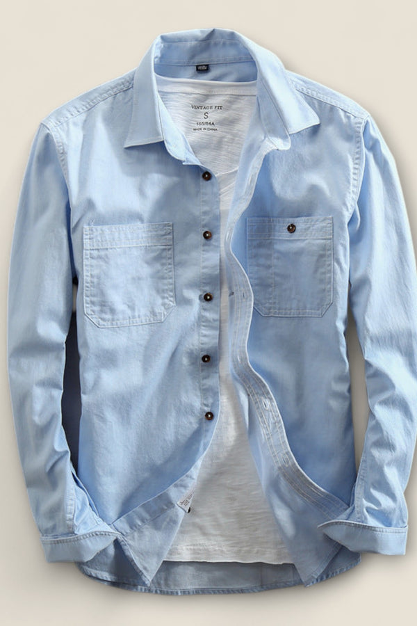 Rafael - Classic Cotton Denim Shirt