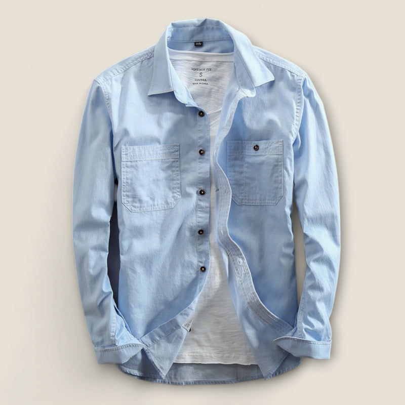 Rafael - Classic Cotton Denim Shirt