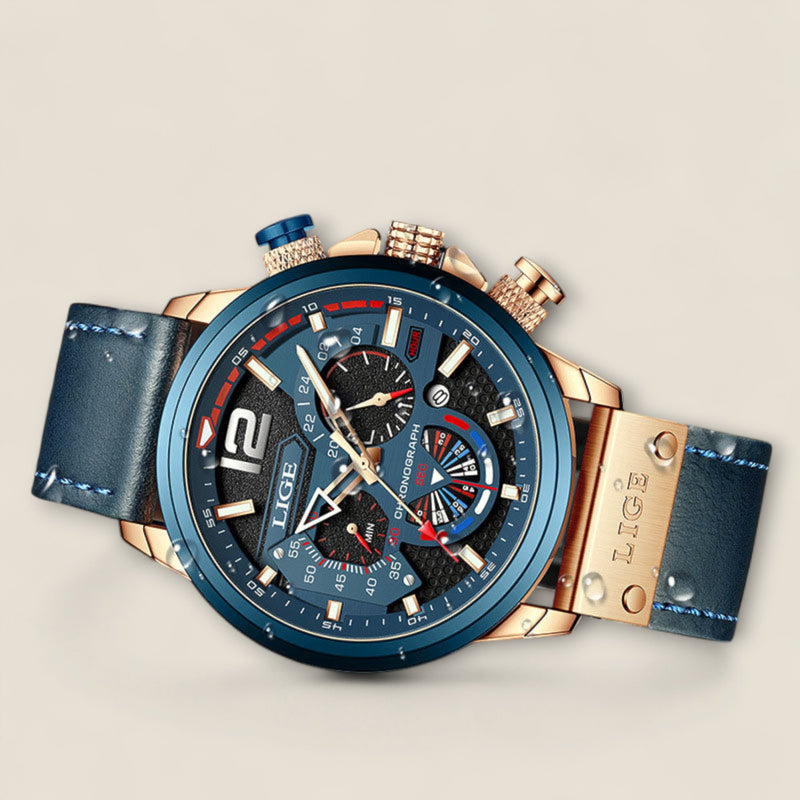 Valerio - Leather Chronograph Watch