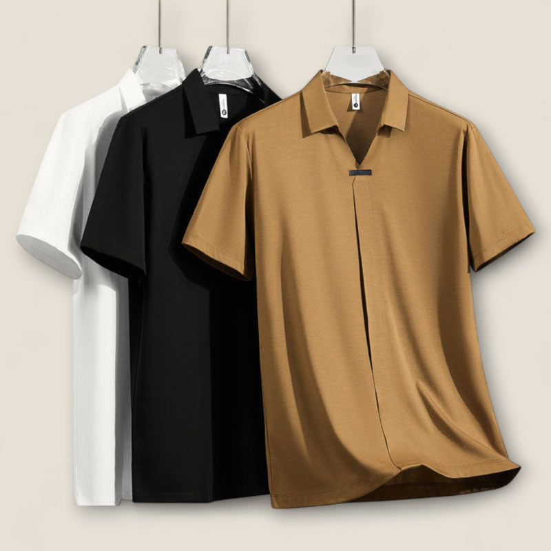 Fabio - Cotton-Silk Blend Polo
