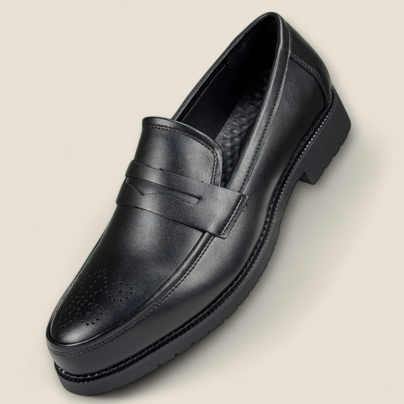 Vittorio - Classic Leather Penny Loafers