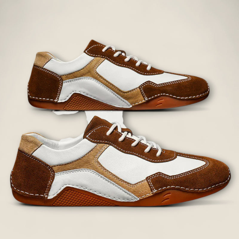 Giovanni - Vintage-Inspired Leather Sneakers