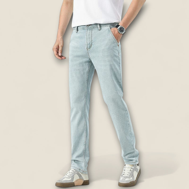 Alessio - Classic Fit Cotton Jeans