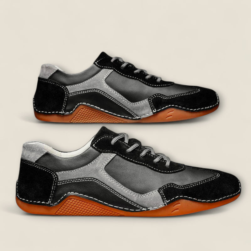 Giovanni - Vintage-Inspired Leather Sneakers