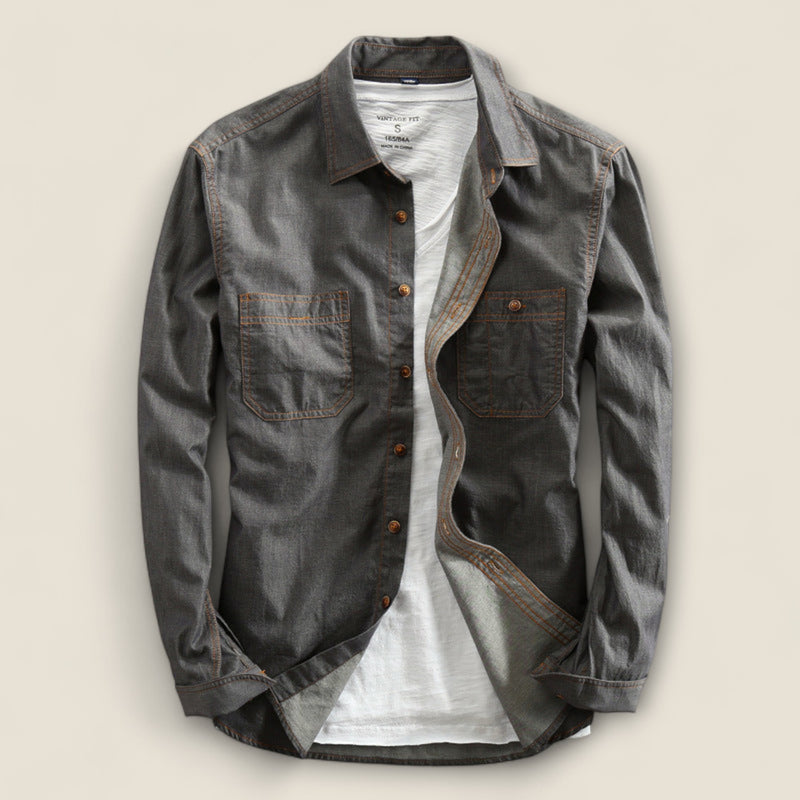 Rafael - Classic Cotton Denim Shirt