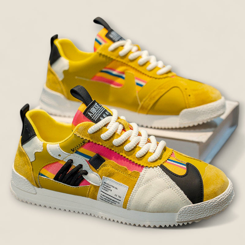 Alonzo - Y2K Retro Patchwork Sneakers