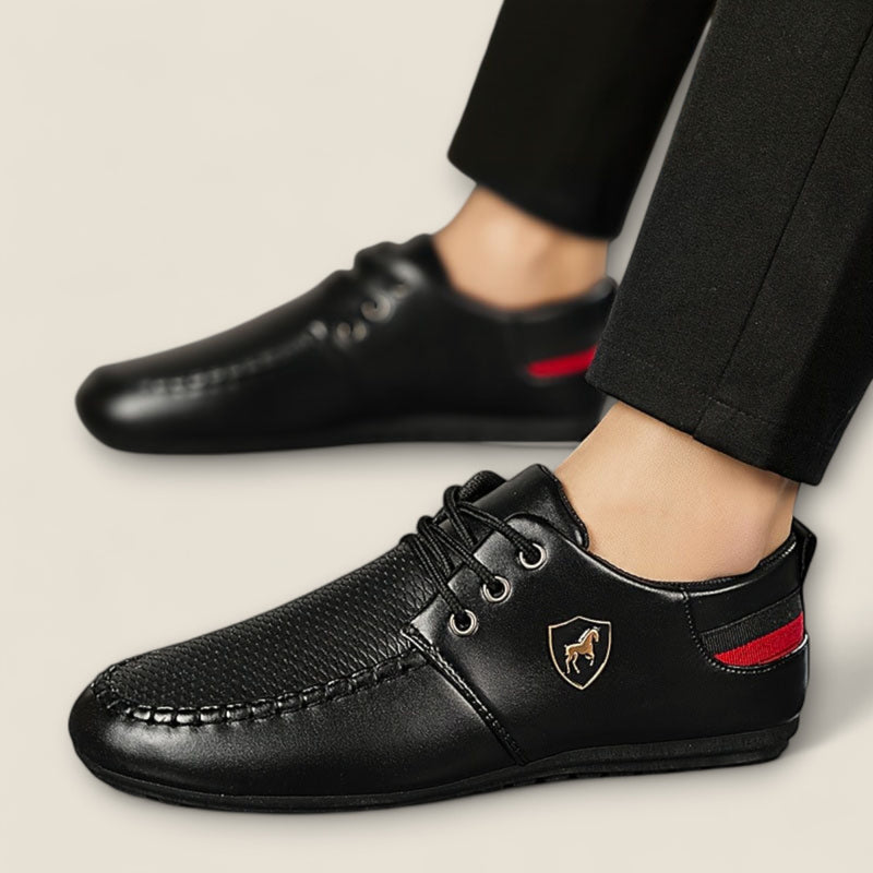 Lorenzo - Leather Lace-Up Loafer