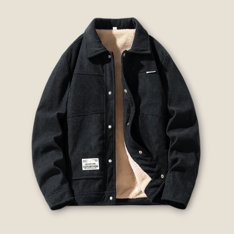 Henry - Corduroy Jacket with Sherpa Lining