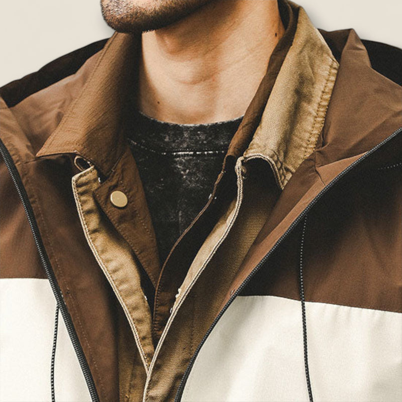 Rafael - Color-Blocked Utility Jacket