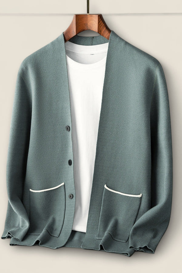 Reid - Knit Wool Cardigan