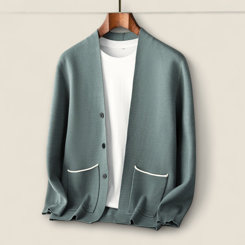 Reid - Knit Wool Cardigan