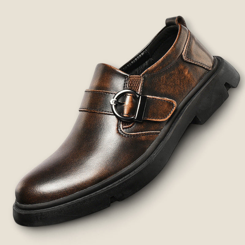 Vittorio - Authentic Leather Monk Strap Shoes