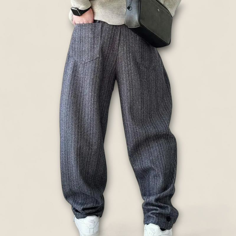Bruno - Striped Relaxed Fit Pants