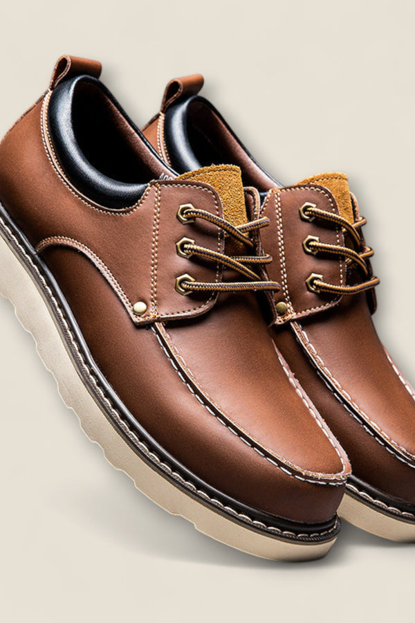 Ricardo - Authentic Leather Moccasin-Toe Footwear