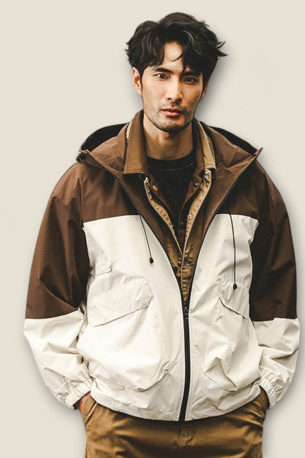 Rafael - Color-Blocked Utility Jacket