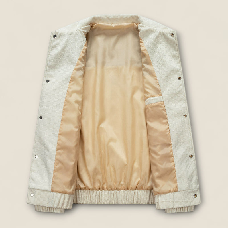 Miles - Textured Jacket In Two-tone