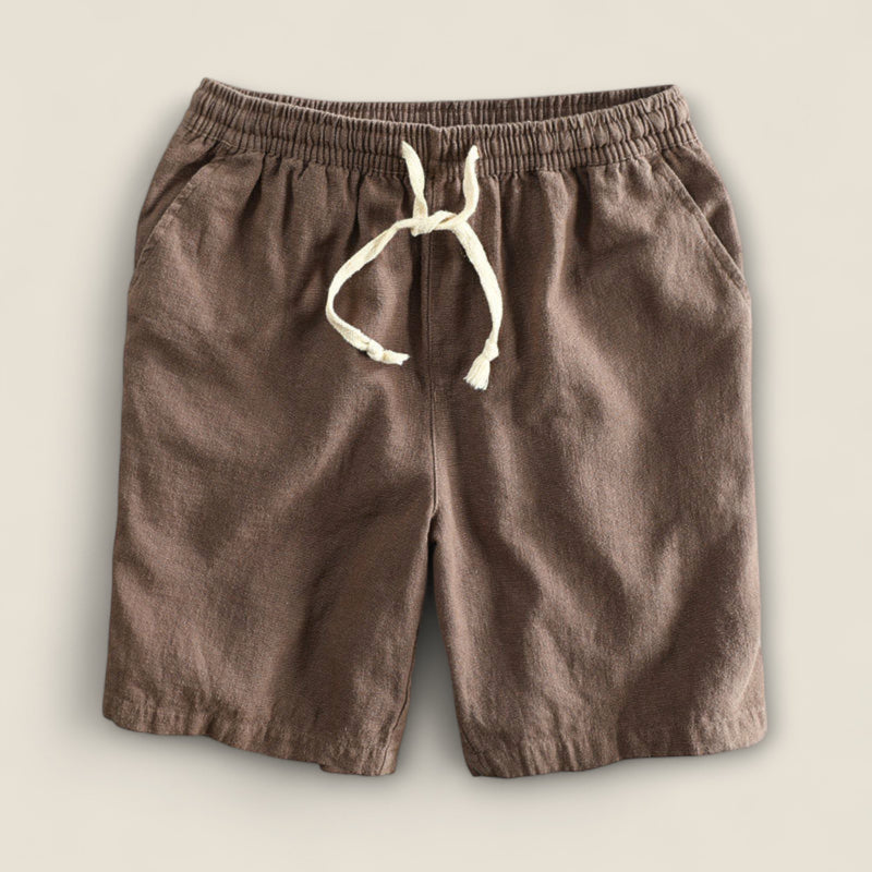 Nuno - Drawstring Cotton Shorts
