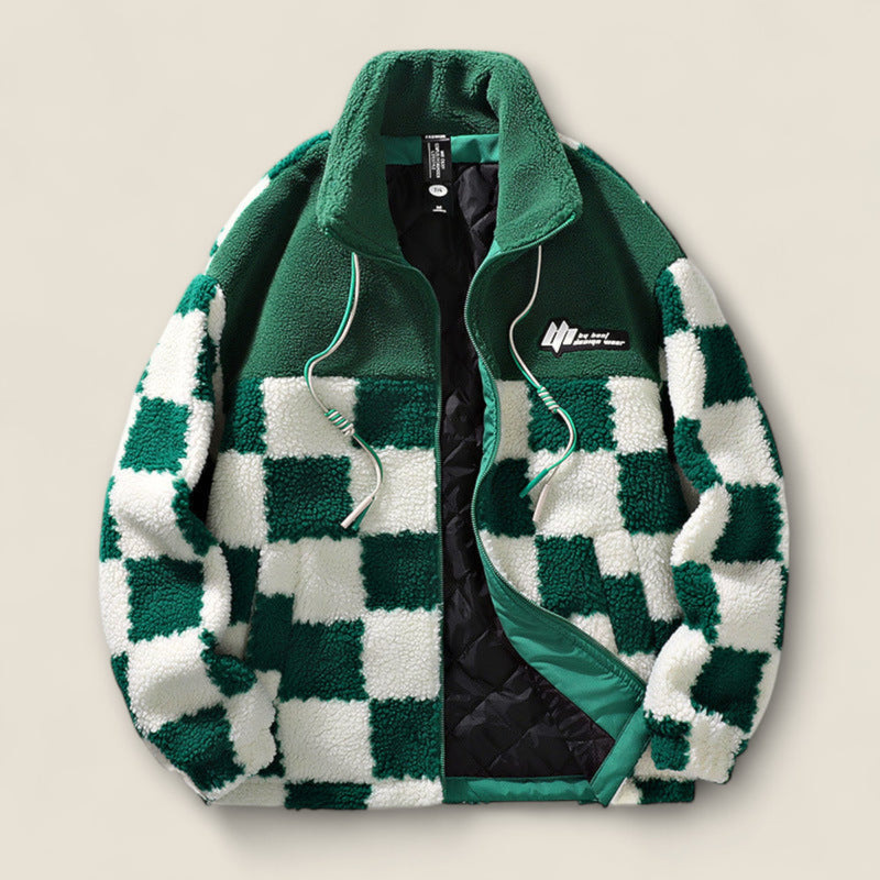 Fabrizio - Plaid Fleece Jacket
