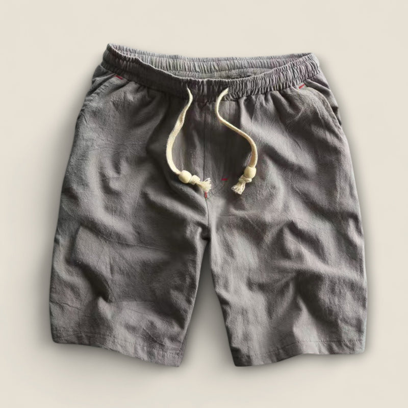 Nuno - Drawstring Cotton Shorts