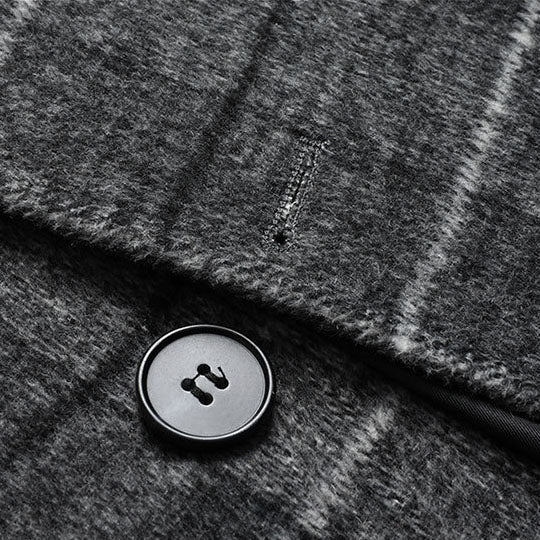 Marcello - Plaid Overcoat
