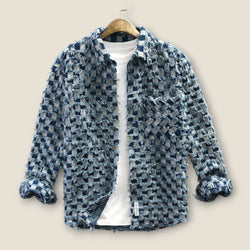 Jackson - Checkered Frayed Overshirt