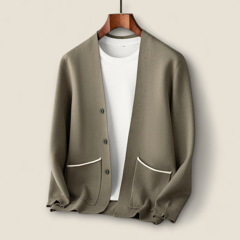 Reid - Knit Wool Cardigan
